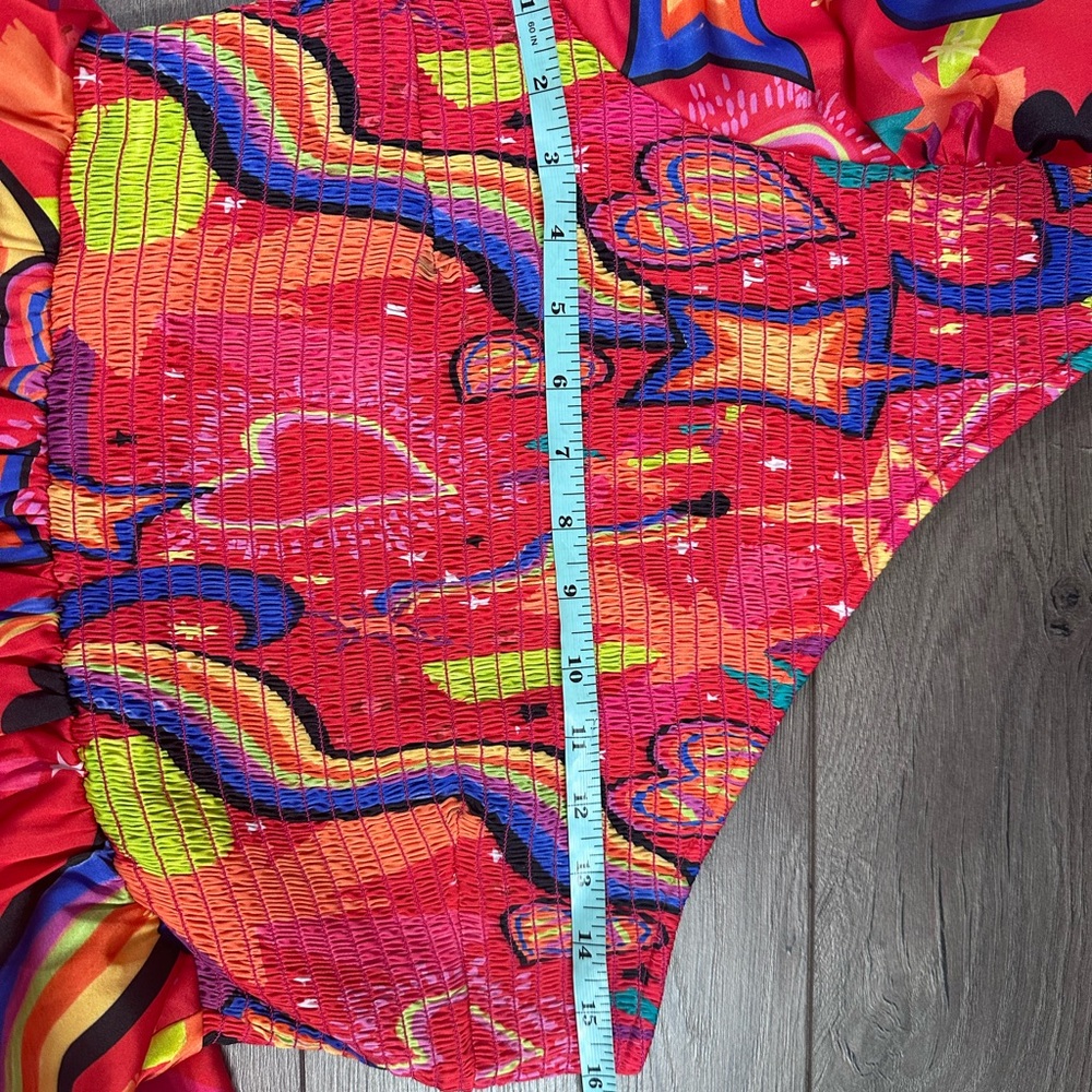 Alden Adair NWT COLLINS HOT PINK STARGAZING MIDI DRESS Large $392 - Picture 10 of 12